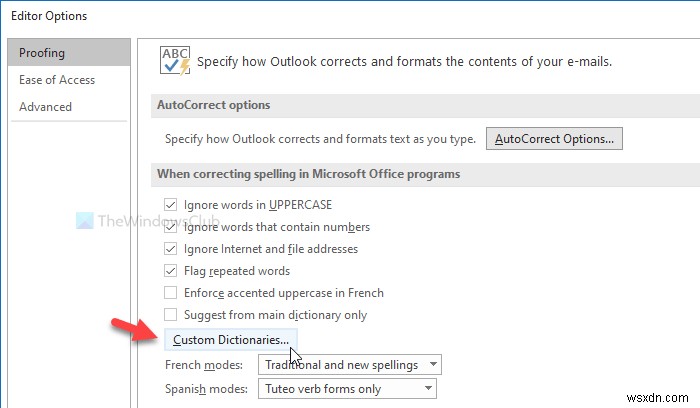 Cách thêm từ điển tùy chỉnh trong Word, Excel và Outlook 