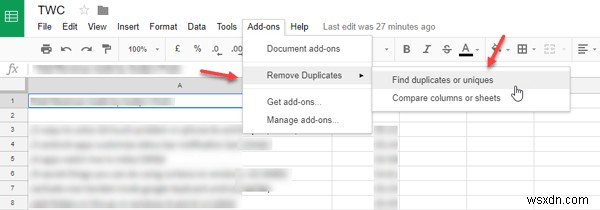Cách xóa các hàng trùng lặp trong Excel và Google Trang tính 