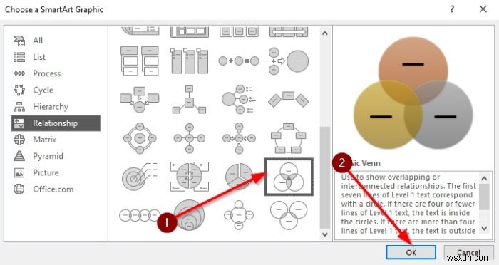 Cách tạo Sơ đồ Venn trong Microsoft PowerPoint 