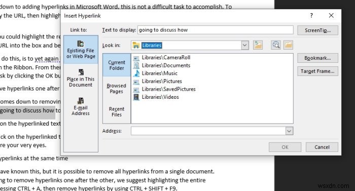 Cách thêm và xóa siêu liên kết trong Microsoft Word 