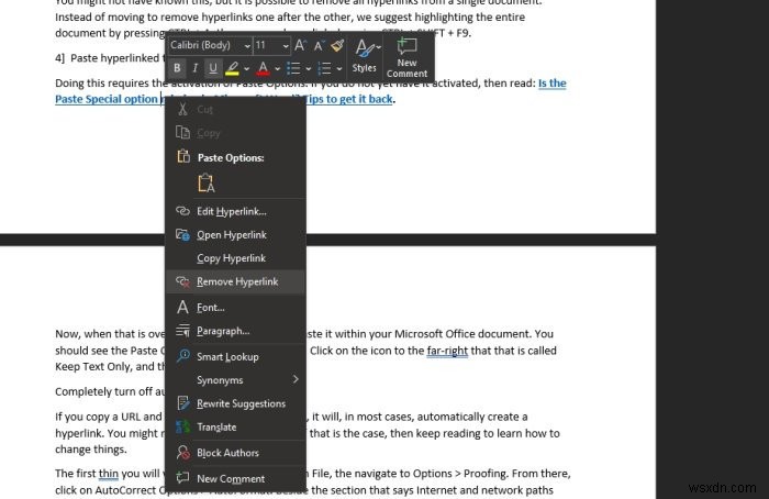 Cách thêm và xóa siêu liên kết trong Microsoft Word 
