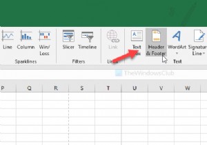 Cách thêm Đầu trang và Chân trang trong bảng tính Excel 
