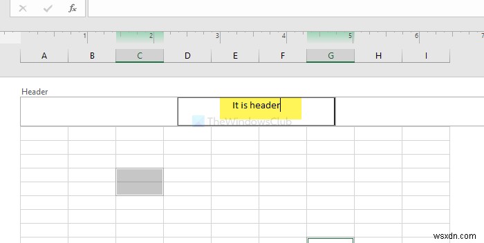 Cách thêm Đầu trang và Chân trang trong bảng tính Excel 