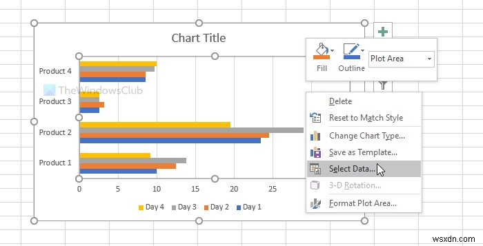 Cách thay đổi tên Chuỗi dữ liệu trong đồ thị hoặc biểu đồ Microsoft Excel 