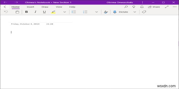 Cách ghi chú với OneNote trong Windows 11/10 