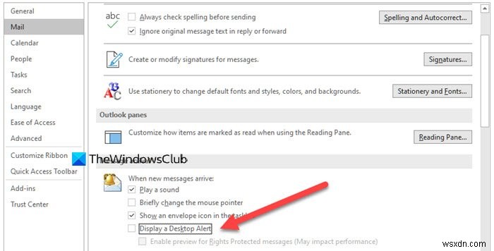 Cách nhận thông báo cho các liên hệ đã chọn trong Microsoft Outlook 