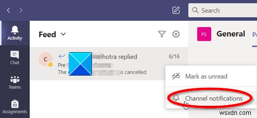 Cách quản lý Cài đặt Thông báo Kênh Microsoft Teams 