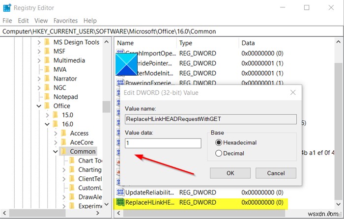 Các siêu liên kết Microsoft Office Word hoặc Excel mở chậm 