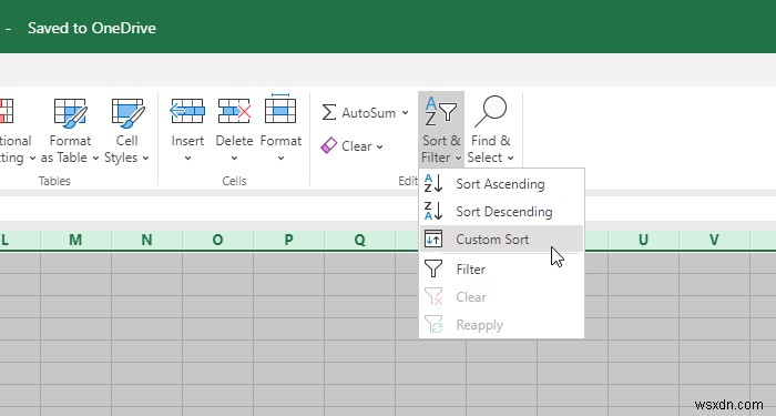 Cách sắp xếp dữ liệu theo ngày trong Excel 