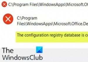 Cách sửa lỗi Cơ sở dữ liệu đăng ký cấu hình bị lỗi 