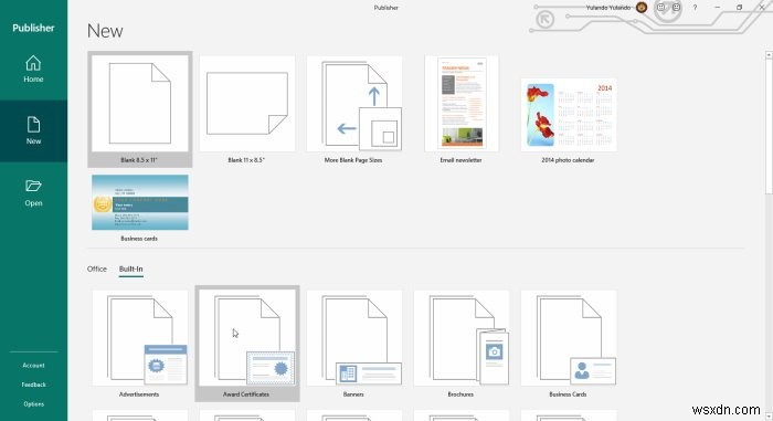 Cách tạo Chứng chỉ bằng Microsoft Publisher 