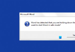 Cách khởi động Word, Excel, PowerPoint, Outlook ở Chế độ An toàn 