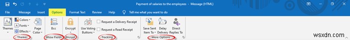 Cách tạo email mới trong ứng dụng Outlook bằng các tính năng của nó 