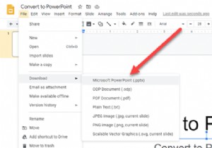 Cách chuyển đổi Google Trang trình bày sang PowerPoint và ngược lại 