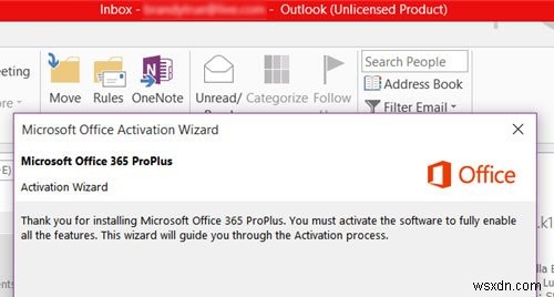 Khắc phục lỗi Sản phẩm không được cấp phép của Microsoft 365 trên các ứng dụng Office 