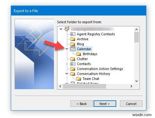 Cách xuất Lịch Outlook trong tệp CSV trên Windows 11/10 