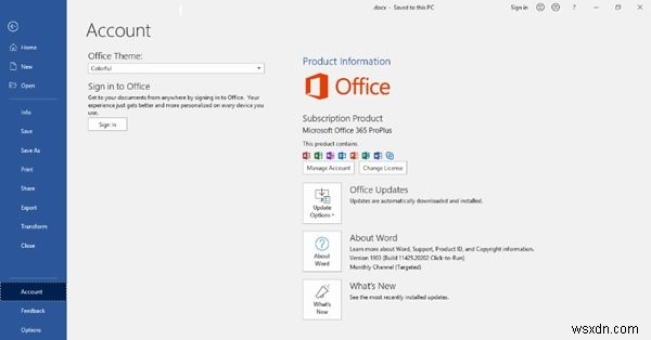 Điều gì xảy ra nếu Microsoft Office không được kích hoạt hoặc chưa được cấp phép?