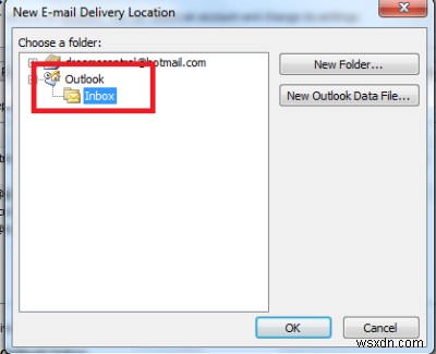 Cách kết hợp Hộp thư đến Outlook của nhiều tài khoản 