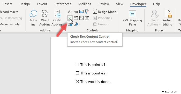 Cách chèn hộp kiểm trong ứng dụng Thư và email Outlook trong Windows 11/10 