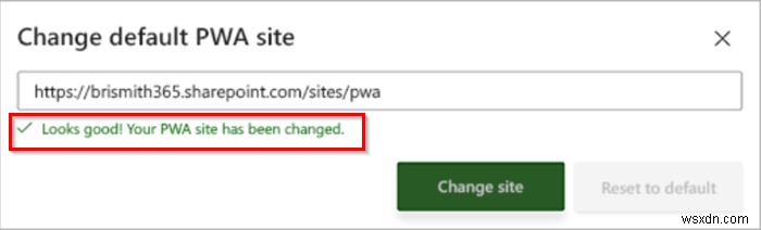 Cách thay đổi trang PWA mặc định của bạn cho Trang chủ Dự án 