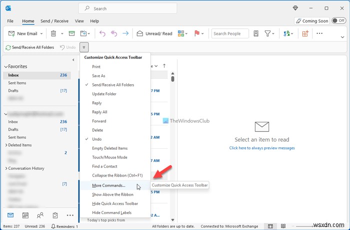 Làm cho Microsoft Outlook đọc email cho bạn 