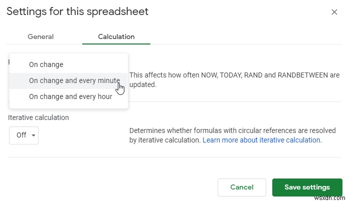 Cách hiển thị Ngày và Giờ hiện tại trong Excel và Google Trang tính 