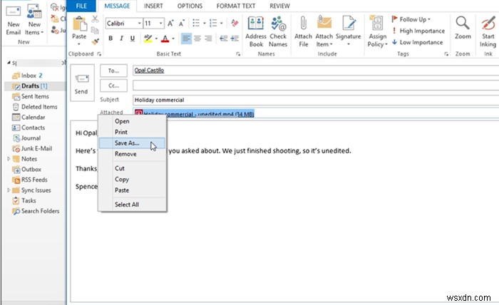 Cách gửi email bị kẹt trong Hộp thư đi của Microsoft Outlook 