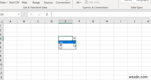 Cách tạo danh sách thả xuống trong Excel và Google Trang tính 