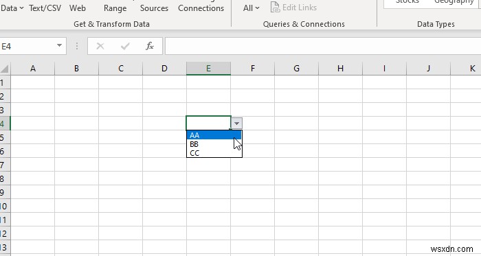 Cách tạo danh sách thả xuống trong Excel và Google Trang tính 