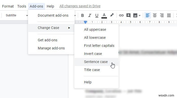 Cách thay đổi trường hợp văn bản trong Word và Google Documents 