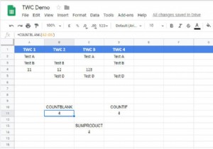 Cách đếm các ô trống hoặc ô trống trong Excel và Google Trang tính 