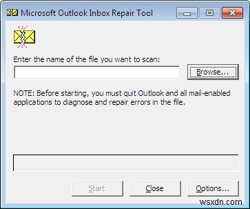 Không thể mở rộng thư mục; Không đủ bộ nhớ trống - Lỗi Outlook 