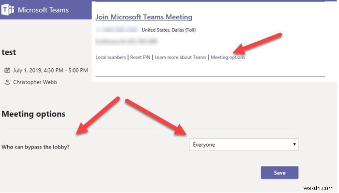 Cách thay đổi vai trò của người tham gia Cuộc họp Nhóm Microsoft 
