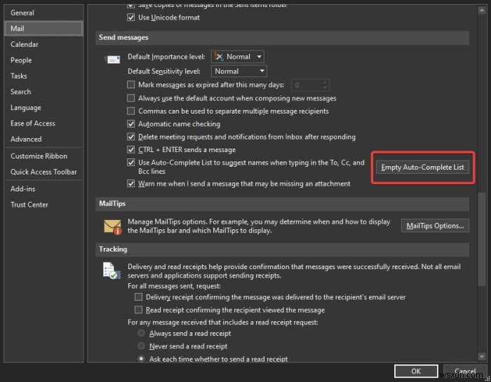 Cách xóa tệp bộ đệm Outlook trong Windows 10 