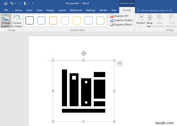 Cách chuyển đổi các biểu tượng SVG sang Shapes bằng Microsoft Word 