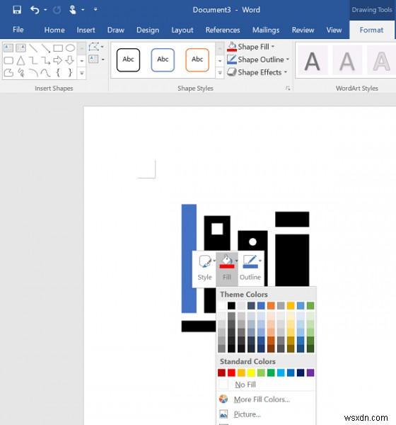 Cách chuyển đổi các biểu tượng SVG sang Shapes bằng Microsoft Word 