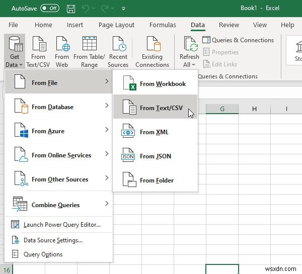 Cách chuyển đổi tệp Văn bản (TXT / CSV) thành tệp Excel 