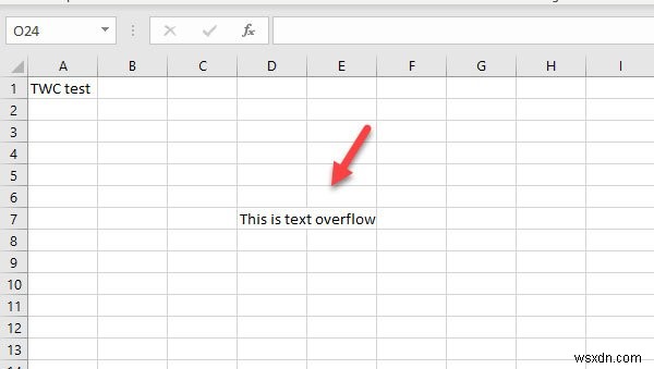 Cách ngăn Tràn Văn bản trong Excel 