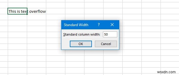 Cách ngăn Tràn Văn bản trong Excel 