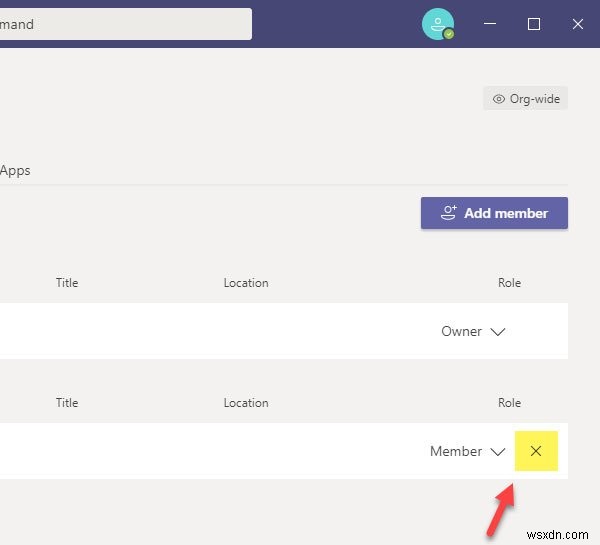 Cách chuyển đổi Vai trò thành viên và xóa Thành viên trong Microsoft Teams 