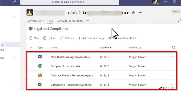 Cách tạo tab Microsoft Teams bằng tệp đã tải lên 