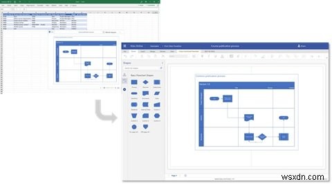 Cách sử dụng Phần bổ trợ Trình hiển thị Dữ liệu cho Excel để tạo Sơ đồ 