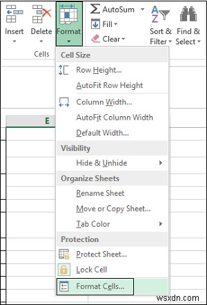 Cách ẩn Công thức trong trang tính Microsoft Excel 