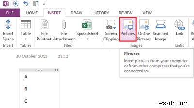 Cách tạo Thẻ Flash dựa trên hình ảnh trong OneNote 