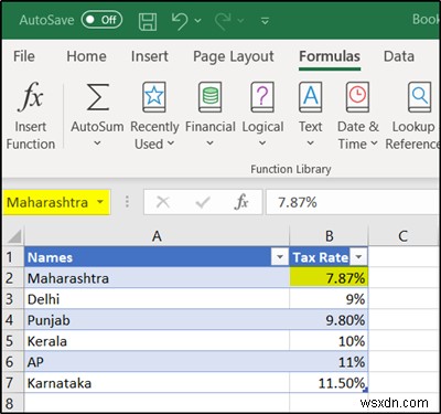 Cách xác định, sử dụng và xóa tên trong công thức Excel 