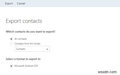 Mẹo sử dụng ứng dụng web Outlook People để quản lý danh bạ 