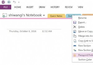 Cách đặt mật khẩu bảo vệ sổ ghi chép OneNote 
