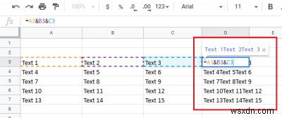 Cách hợp nhất các cột mà không làm mất dữ liệu trong Excel 