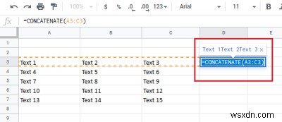 Cách hợp nhất các cột mà không làm mất dữ liệu trong Excel 