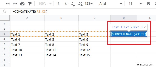 Cách hợp nhất các cột mà không làm mất dữ liệu trong Excel 
